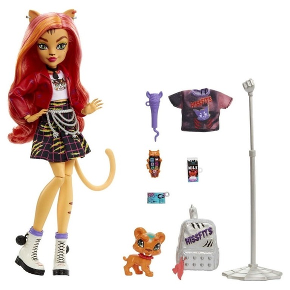 Monster High®: Toralei Stripe™ Fashion Doll with Pet and Accessories-New - Picture 7 of 9